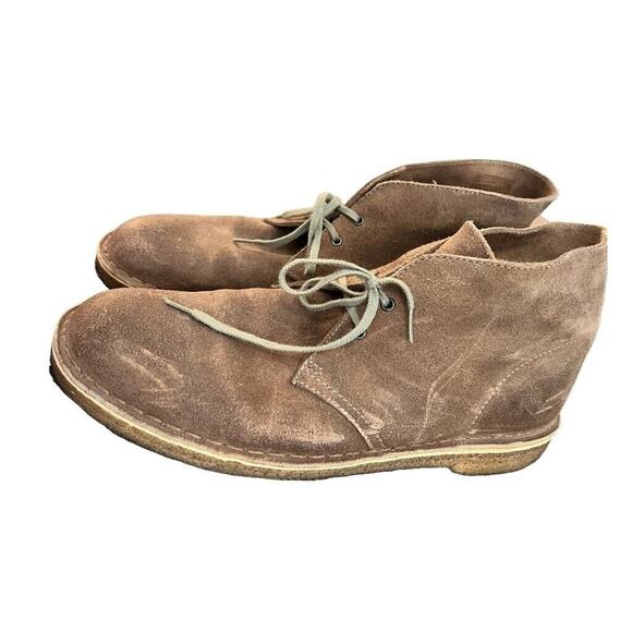 12 Clarks Originals Desert Boot Men’s Tan Suede Leather Chukka Boots Shoes main image 8